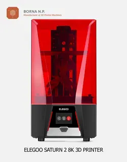 پرینتر سه بعدی رزینی 8K مدل Elegoo Saturn 2