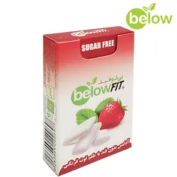 آدامس بدون قند با طعم توت فرنگی