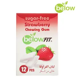 آدامس بدون قند با طعم توت فرنگی