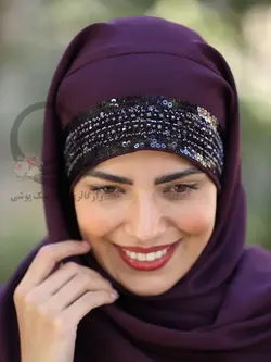 هدشال منجوق و ملیله ای بادمجانی آرشیدا