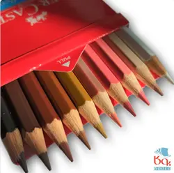 مداد رنگی 10 رنگ، رنگ پوست جعبه مقوایی فابرکاستل
