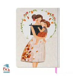 دفتر رقعی جلد سخت بی خط 100 برگ مستر نوت کد 16