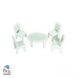 ماکت میز و صندلی صدف، برند کومه