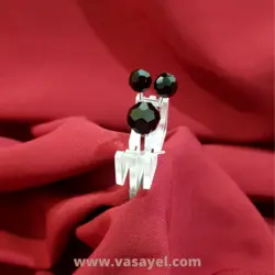 انگشتر سنگ مشکی برند تاش tosh