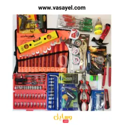 جعبه ابزار کامل 120 پارچه صنعتی حرفه ای بکس و اچار مدل v006
