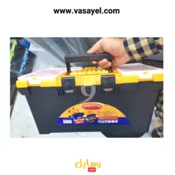 جعبه ابزار کامل 120 پارچه صنعتی حرفه ای به همراه دریل چکشی مدل v001