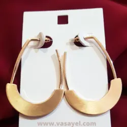 گوشواره لاین نیم دایره برند i am