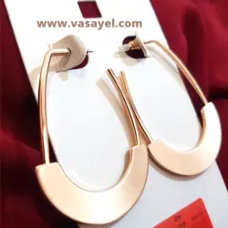 گوشواره لاین نیم دایره برند i am