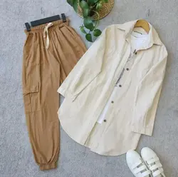 مانتو شوميزي كرم كد 1233