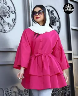 مانتو عروسكي كوتاه سه دكمه كد 1207