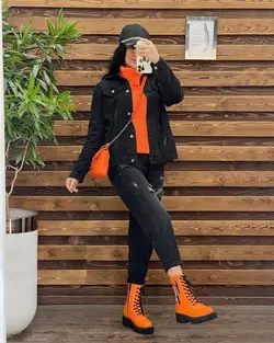 كت نیمتنه جين كوتاه زغالي كد 1048