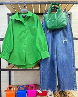 مانتو اسپرت تك جيب داكرون كد 3826