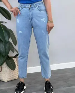 شلوار جين مام كد 7320