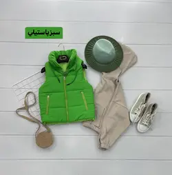 پافر نيم تنه جلو زيپ كد 8104 - فروشگاه ای شیکو