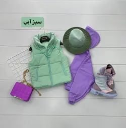 پافر نيم تنه جلو زيپ كد 8104 - فروشگاه ای شیکو