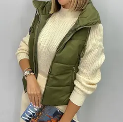 پافر نيم تنه جلو زيپ كد 8104 - فروشگاه ای شیکو