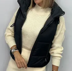 پافر نيم تنه جلو زيپ كد 8104 - فروشگاه ای شیکو