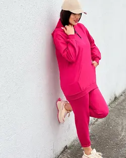 ست هودی و شلوار داخل کُرک كد 2873 - فروشگاه ای شیکو