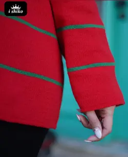 بافت دخترانه راه راه اسپرت کد 17053 - فروشگاه ای شیکو