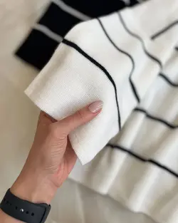 بلوز دخترانه راه راه اسپرت 72616