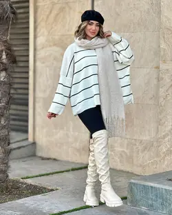 بلوز دخترانه راه راه اسپرت 72616