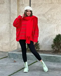 بلوز دخترانه راه راه اسپرت 72616