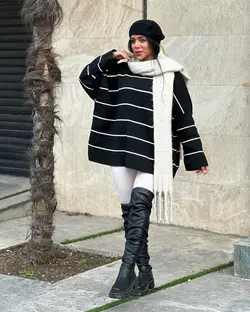 بلوز دخترانه راه راه اسپرت 72616