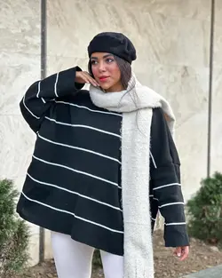 بلوز دخترانه راه راه اسپرت 72616