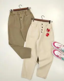 شلوار مام كتان رنگي پر طرفدار كد 301271