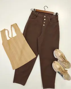 شلوار مام كتان رنگي پر طرفدار كد 301271