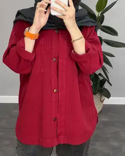 مانتو كتان رنگي زا. را كد 382271