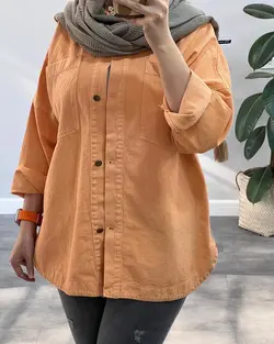 مانتو كتان رنگي زا. را كد 382271