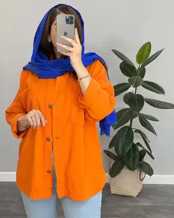 مانتو كتان رنگي زا. را كد 382271