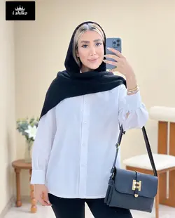 شومیز ترند پر طرفدار سفيد کد 17045