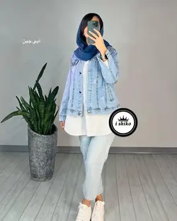کت جین کوتاه ترند كد 73194