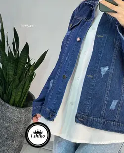 کت جین کوتاه ترند كد 73194
