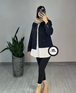 کت جین کوتاه ترند كد 73194
