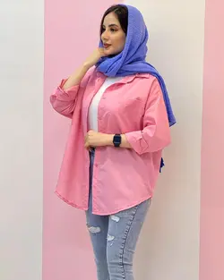 مانتو اسپرت تك جيب پوپلين كد 59227