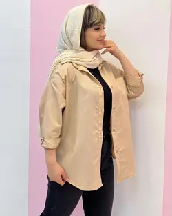 مانتو اسپرت تك جيب پوپلين كد 59227