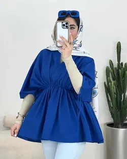 مانتو كمركش آستين گت كد 3392