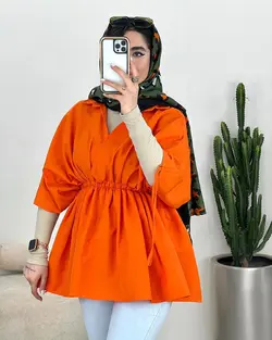 مانتو كمركش آستين گت كد 3392