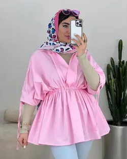 مانتو كمركش آستين گت كد 3392