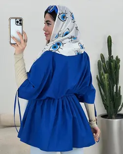 مانتو كمركش آستين گت كد 3392