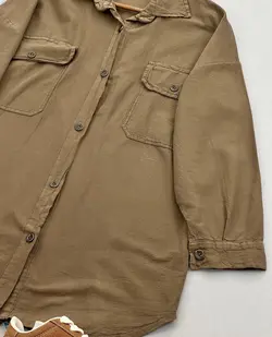 مانتو شومیزی دو جیب A کد 1304