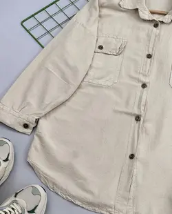 مانتو شومیزی دو جیب A کد 1304