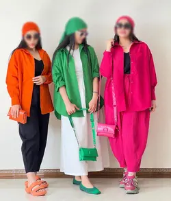 مانتو اسپرت تك جيب پوپلين كد 1526