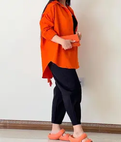 مانتو اسپرت تك جيب پوپلين كد 1526