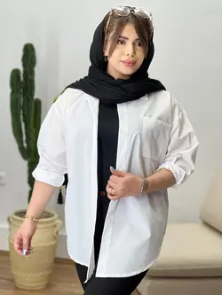 شوميز يقه مردانه پركاربرد M كد 18636