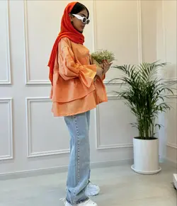 مانتو عروسكي چين دار T كد 3682