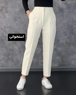 شلوار كرپ كمر دوخت پر طرفدارترند M كد 174474